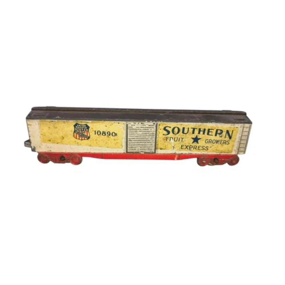Antique Tootsietoy Southern Fruit Growers/Union Pacific Overland Cast Toy Train